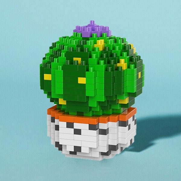 SC 8811 2 Pot Plant World Cactus Flower Desert Soil 3D Model DIY Mini Diamond Blocks 3 - LOZ™ MINI BLOCKS