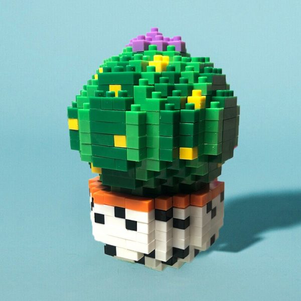 SC 8811 2 Pot Plant World Cactus Flower Desert Soil 3D Model DIY Mini Diamond Blocks 5 - LOZ™ MINI BLOCKS