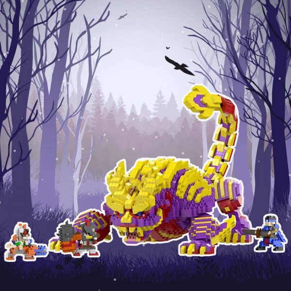 SC Warriors VS Scorpion Monster Feet Tail Adjustable Animal Soliders Mini Diamond Blocks Bricks Building Toy 3 - LOZ™ MINI BLOCKS