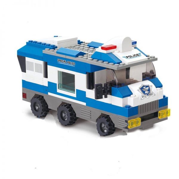 Sluban B0193 City Police Station Office Car Plane Truck Guard Basis Assembly Mini Blocks Bricks Building 2 - LOZ™ MINI BLOCKS