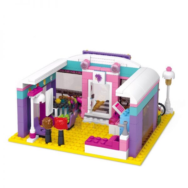 Sluban B0526 City Street Hair Beauty Salon Barber Shop Shampoo Dream Store Mini Blocks Bricks Building 2 - LOZ™ MINI BLOCKS