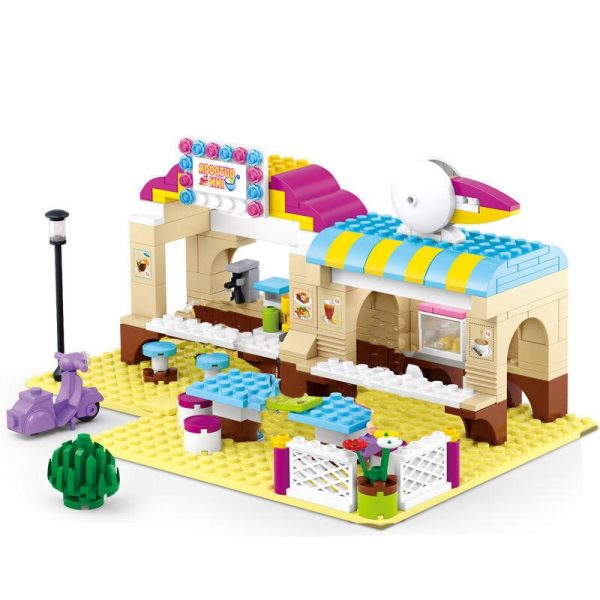 Sluban B0530 Bird Outdoor Inn Restaurant Fast Food Shop Court City Street 3D Mini Blocks Bricks 1 - LOZ™ MINI BLOCKS