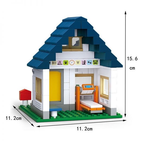 Sluban B0569 City Street Gymnasium Fitness Centre Treadmilln House Friends Mini Blocks Bricks Building Toy for 1 - LOZ™ MINI BLOCKS