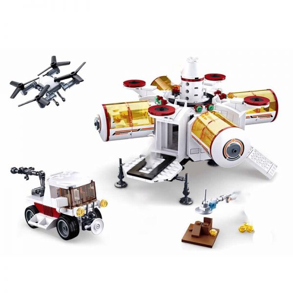 Sluban B0739 Space Adventure Mars Exploration Base Astronaut Capsule Truck Mini Blocks Bricks Building Toy for 3 - LOZ™ MINI BLOCKS