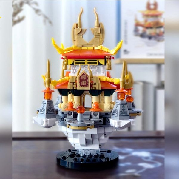 Sluban B1001 Chinese Architecture Ancient Fire Fairy Pavilion Tower Palace Mini Blocks Bricks Building Toy for 3 - LOZ™ MINI BLOCKS