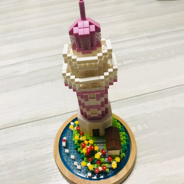 WS 2647 Coast Lighthouse Tower Ship Flower Sea Island 3D Model DIY Mini Diamond Blocks Bricks 2 - LOZ™ MINI BLOCKS