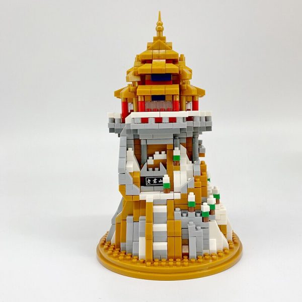 WS 2669 Fairy Tale Holy Temple Mountain Myths Legends 3D Model DIY Mini Diamond Blocks Bricks 1 - LOZ™ MINI BLOCKS