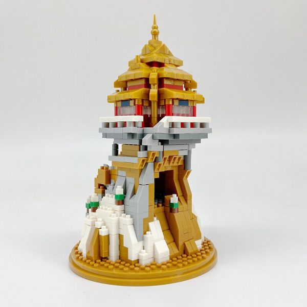 WS 2669 Fairy Tale Holy Temple Mountain Myths Legends 3D Model DIY Mini Diamond Blocks Bricks 2 - LOZ™ MINI BLOCKS