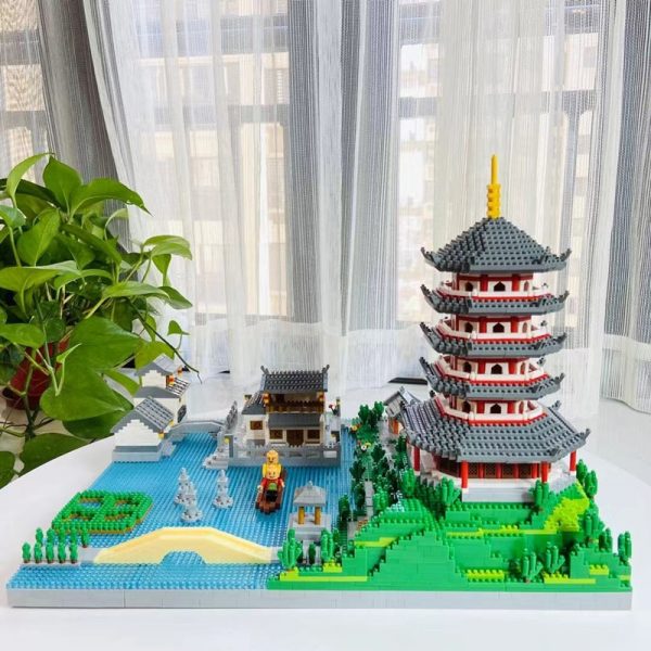 Weagle 2622 World Architecture West Lake Tower Temple Pagoda Ship 3D Mini Diamond Blocks Bricks Building 2 - LOZ™ MINI BLOCKS