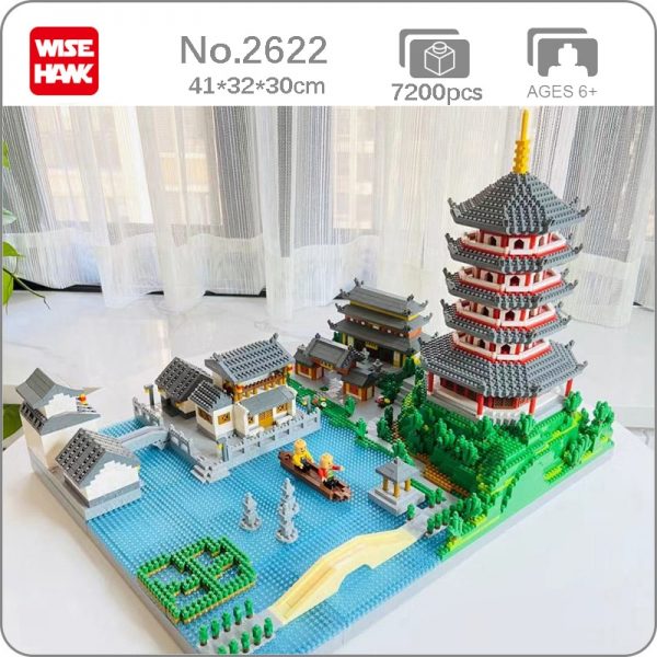 Weagle 2622 World Architecture West Lake Tower Temple Pagoda Ship 3D Mini Diamond Blocks Bricks Building - LOZ™ MINI BLOCKS
