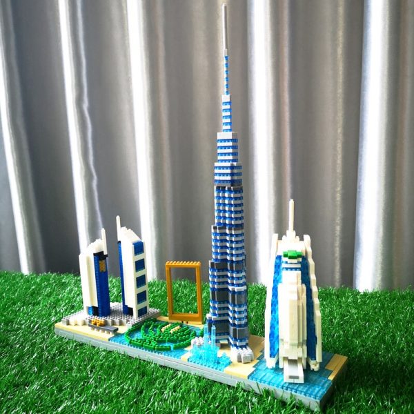 World Architecture City Dubai Tokyo San Francisco Tower Bridge DIY Mini Diamond Blocks Bricks Building Toy 1 - LOZ™ MINI BLOCKS
