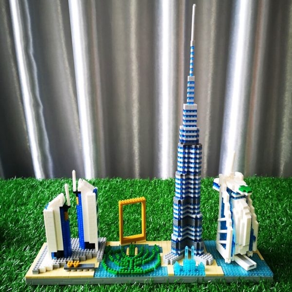 World Architecture City Dubai Tokyo San Francisco Tower Bridge DIY Mini Diamond Blocks Bricks Building Toy 2 - LOZ™ MINI BLOCKS