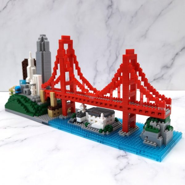 World Architecture City Dubai Tokyo San Francisco Tower Bridge DIY Mini Diamond Blocks Bricks Building Toy 5 - LOZ™ MINI BLOCKS