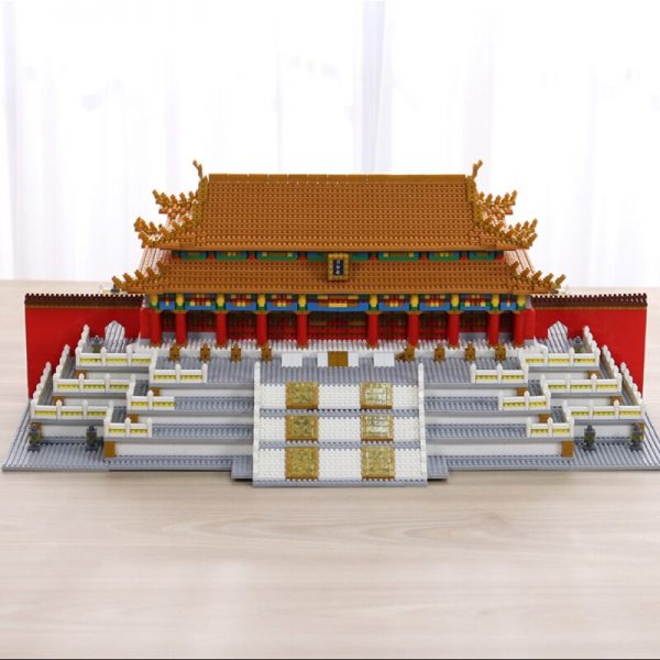 YZ 090 World Architecture Imperial Palace Hall of Preserving Harmony Mini Diamond Blocks Bricks Building Toy 2 - LOZ™ MINI BLOCKS